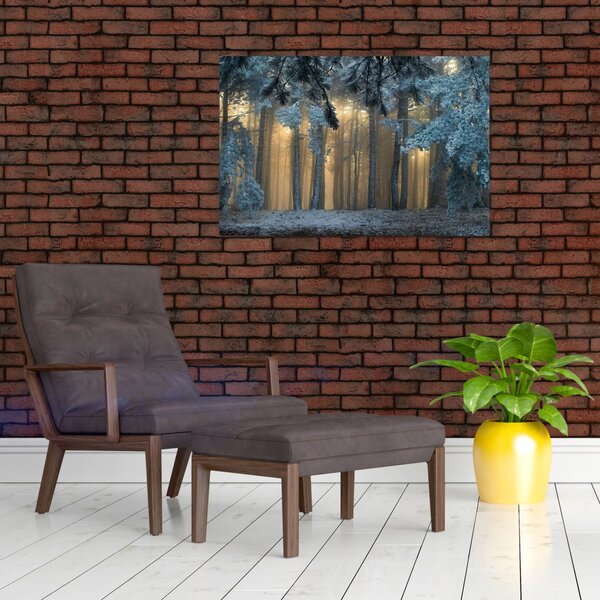 Slika snježne šume (90x60 cm)
