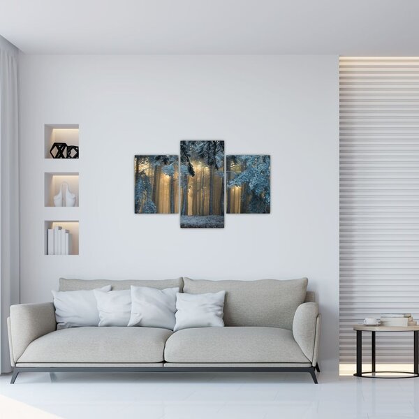 Slika snježne šume (90x60 cm)