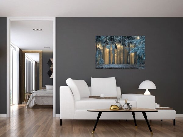Slika snježne šume (90x60 cm)