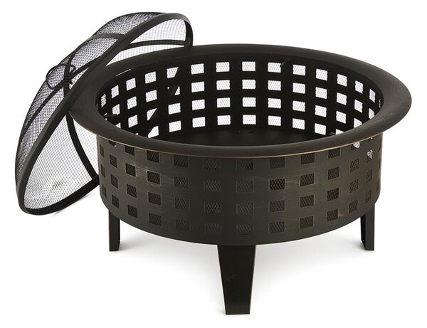Blumfeldt Boston, posuda za vatru Ø60 cm, čelik, crna