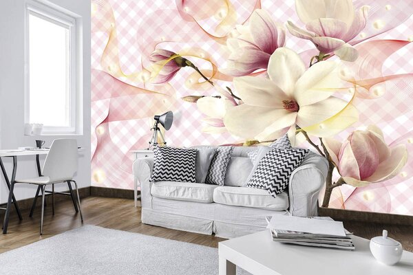 Foto tapeta - Njěžna magnolija (152,5x104 cm)