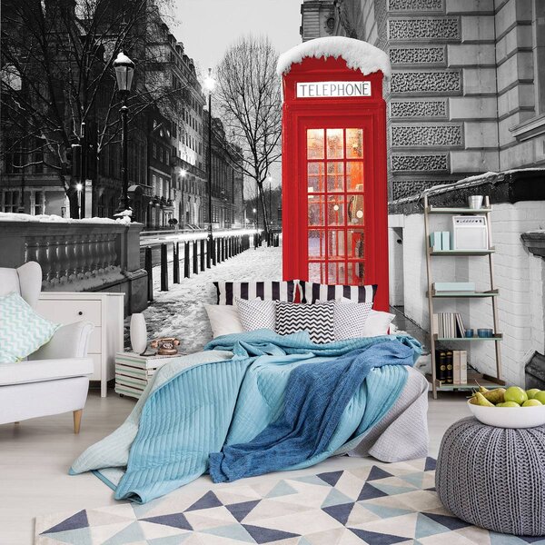 Foto tapeta - Telefonska govornica (152,5x104 cm)