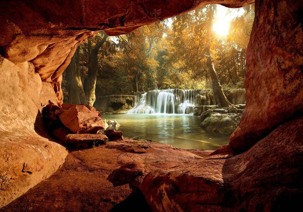 Foto tapeta - Kanjon - šuma (152,5x104 cm)