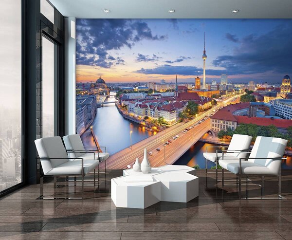 Foto tapeta - Panorama Berlina (152,5x104 cm)