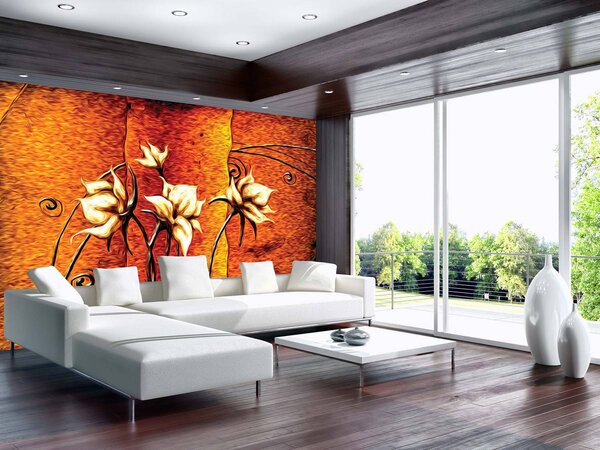 Foto tapeta - Umjetničko cvijeće (152,5x104 cm)