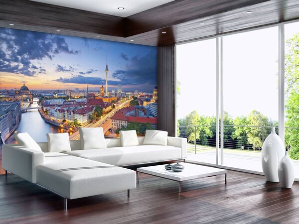 Foto tapeta - Panorama Berlina (152,5x104 cm)