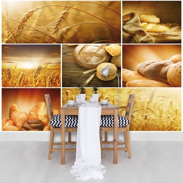 Foto tapeta - Svježe pecivo (152,5x104 cm)