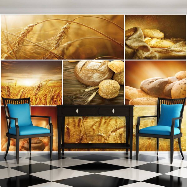 Foto tapeta - Svježe pecivo (152,5x104 cm)