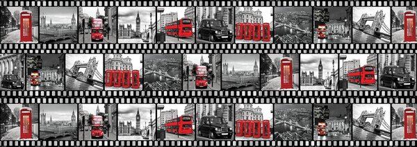 Foto tapeta - Filmska traka - London (152,5x104 cm)