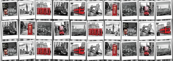 Foto tapeta - Fotografije iz Londona (152,5x104 cm)