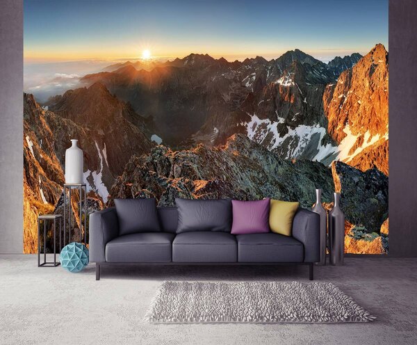 Foto tapeta - Rysy- Visoke Tatre u Slovačkoj (152,5x104 cm)