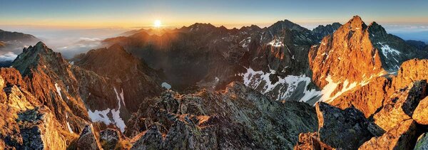 Foto tapeta - Rysy- Visoke Tatre u Slovačkoj (152,5x104 cm)