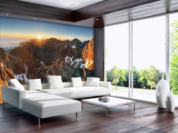 Foto tapeta - Rysy- Visoke Tatre u Slovačkoj (152,5x104 cm)
