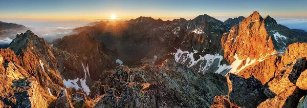 Foto tapeta - Rysy- Visoke Tatre u Slovačkoj (152,5x104 cm)