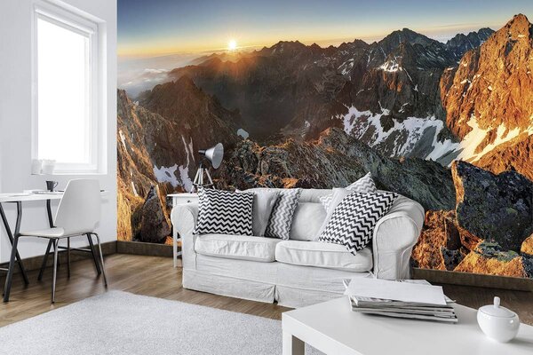 Foto tapeta - Rysy- Visoke Tatre u Slovačkoj (152,5x104 cm)