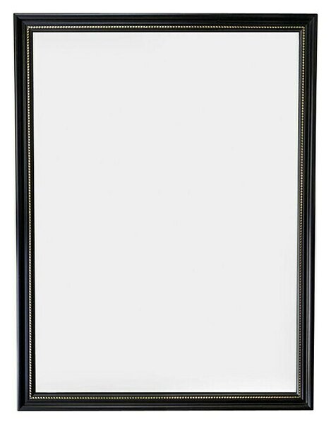 Zidno ogledalo Nadine (34 x 45 cm, Crna boja)