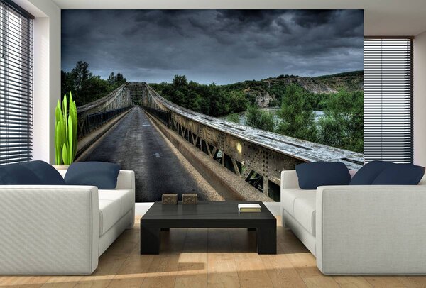 Foto tapeta - Stari metalni most (152,5x104 cm)