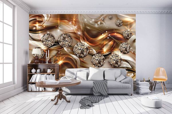 Foto tapeta - Dijamant apstrakcija (152,5x104 cm)