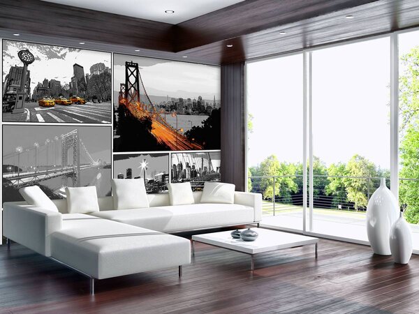 Foto tapeta - Strip gradovi (152,5x104 cm)