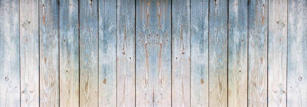 Foto tapeta - Drvene daske - plava nijansa (152,5x104 cm)
