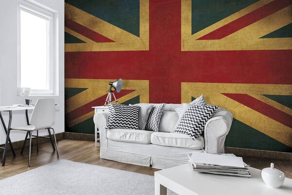Foto tapeta - Zastava Velike Britanije (152,5x104 cm)