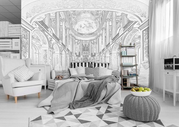 Foto tapeta - Velika dvorana dvorane u Versailleu (152,5x104 cm)