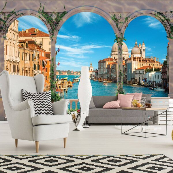 Foto tapeta - Kanal Grande u Veneciji (152,5x104 cm)