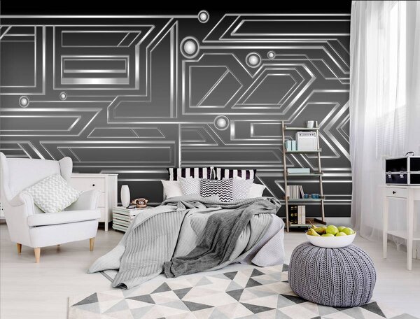 Foto tapeta - Geometrija - apstrakcija (152,5x104 cm)