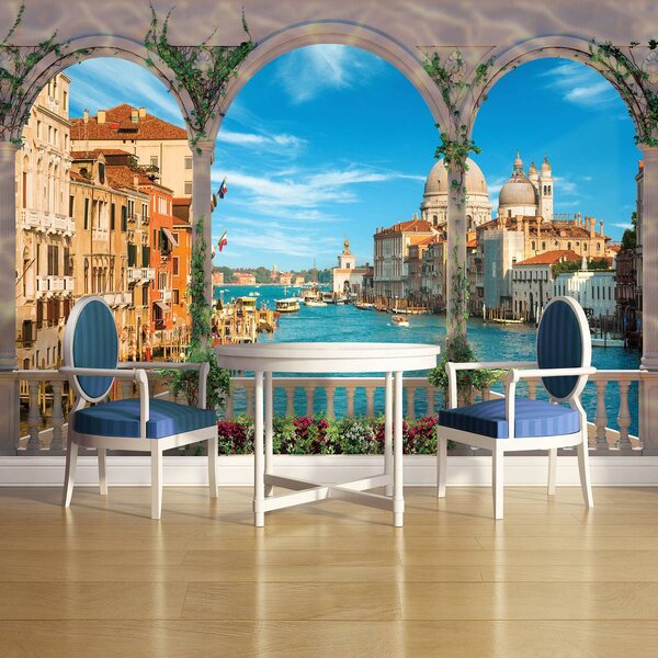 Foto tapeta - Kanal Grande u Veneciji (152,5x104 cm)