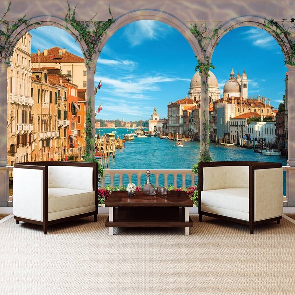 Foto tapeta - Kanal Grande u Veneciji (152,5x104 cm)