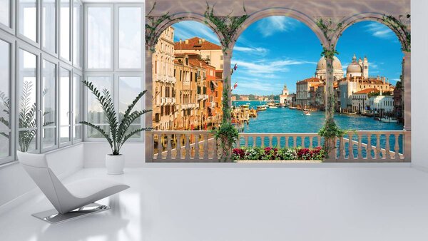 Foto tapeta - Kanal Grande u Veneciji (152,5x104 cm)