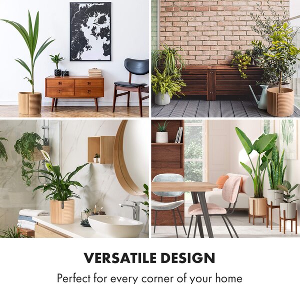 Fox & Fern Hasselt cvjetnjak od polistonea, ručni rad, pogodna za biljke u 3D izgledu
