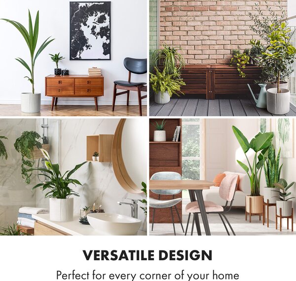 Fox & Fern Hasselt cvjetnjak od polistonea, ručni rad, pogodna za biljke u 3D izgledu