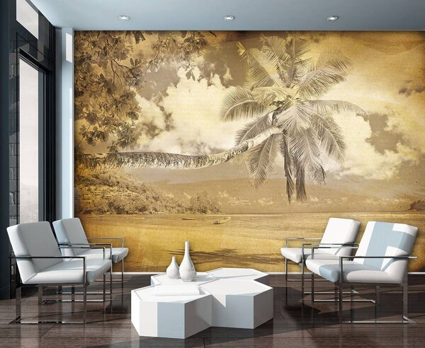 Foto tapeta - Plaža Vintage (152,5x104 cm)