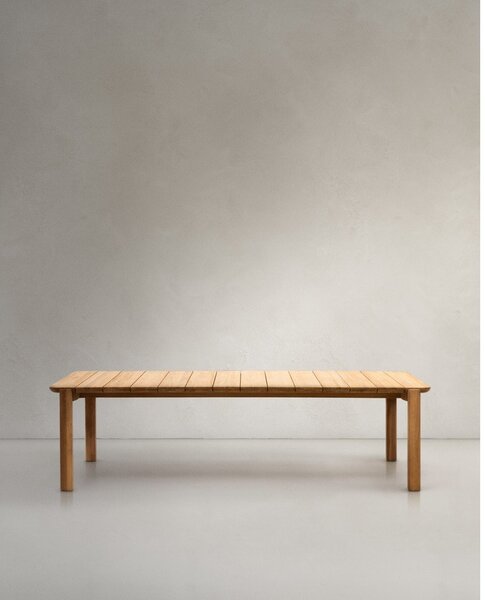 Vrtni stol od masivne tikovine 102x220 cm Icaro – Kave Home