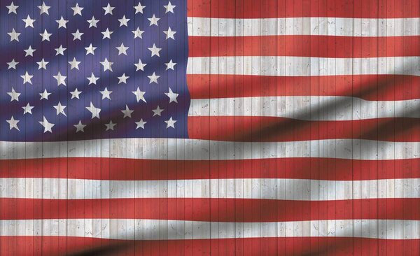 Foto tapeta - Američka zastava (152,5x104 cm)