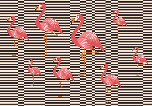 Foto tapeta - Flamingo (152,5x104 cm)