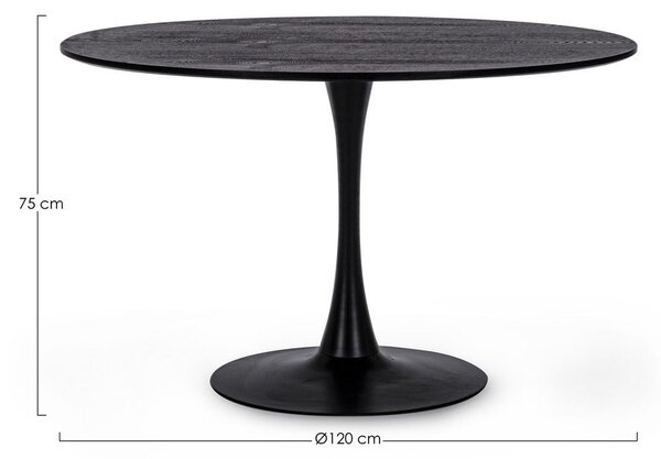 Metalni okrugao blagovaonski stol ø 120 cm Bloom – Yes Everyday