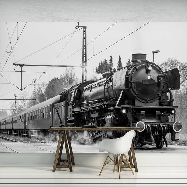 Foto tapeta - Parna lokomotiva (152,5x104 cm)