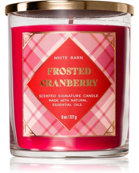 Bath & Body Works Frosted Cranberry mirisna svijeća 227 g