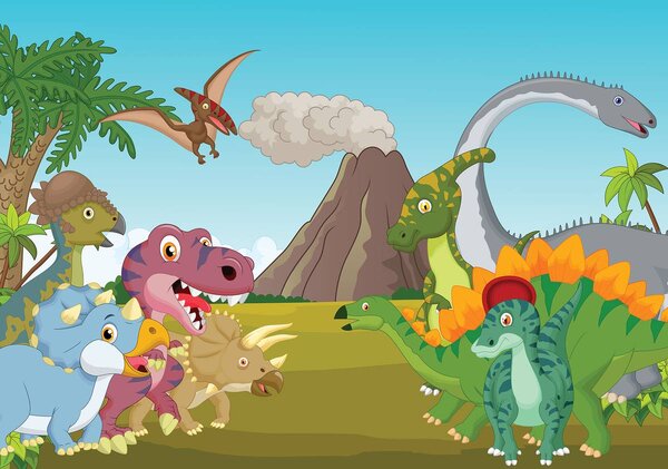 Foto tapeta - Dinosaur (152,5x104 cm)