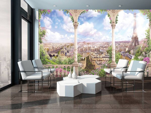 Foto tapeta - Pogled na Eiffelov toranj (152,5x104 cm)