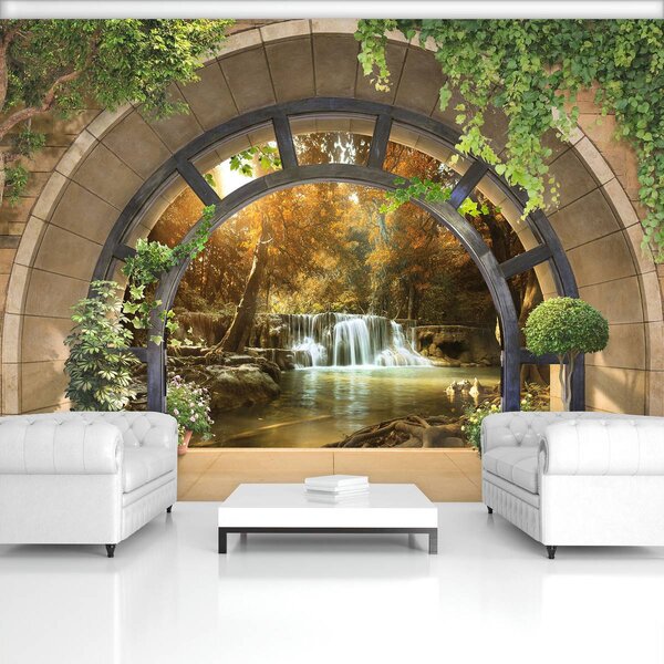Foto tapeta - Pogled na šumu (152,5x104 cm)