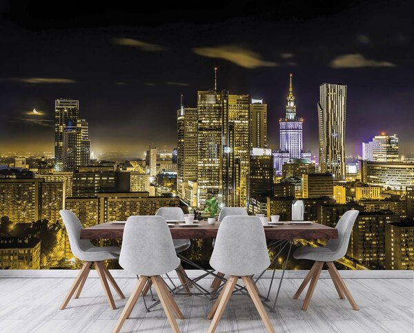 Foto tapeta - Gradska panorama - Varšava (152,5x104 cm)