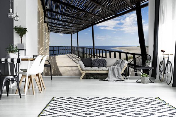 Foto tapeta - Pogled na plažu (152,5x104 cm)