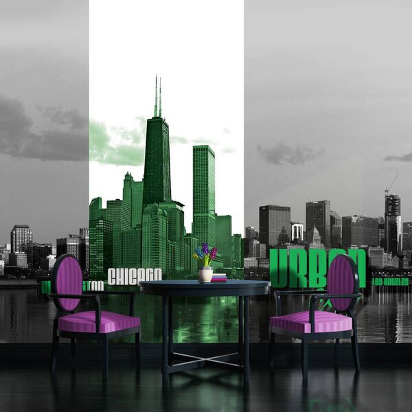 Foto tapeta - Urbani grad (152,5x104 cm)