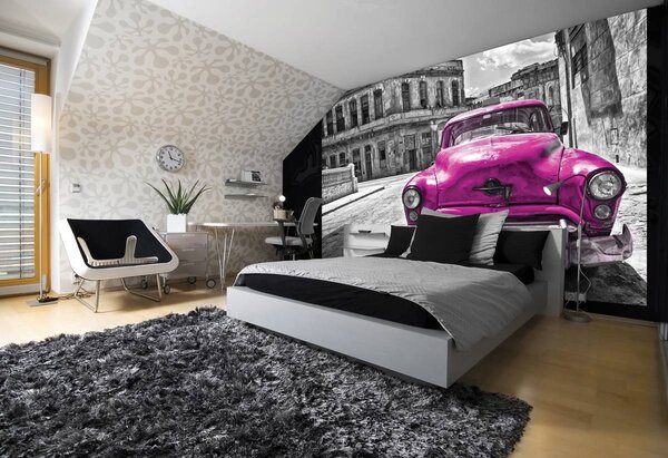 Foto tapeta - Kubanski stari automobil (152,5x104 cm)