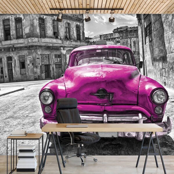 Foto tapeta - Kubanski stari automobil (152,5x104 cm)