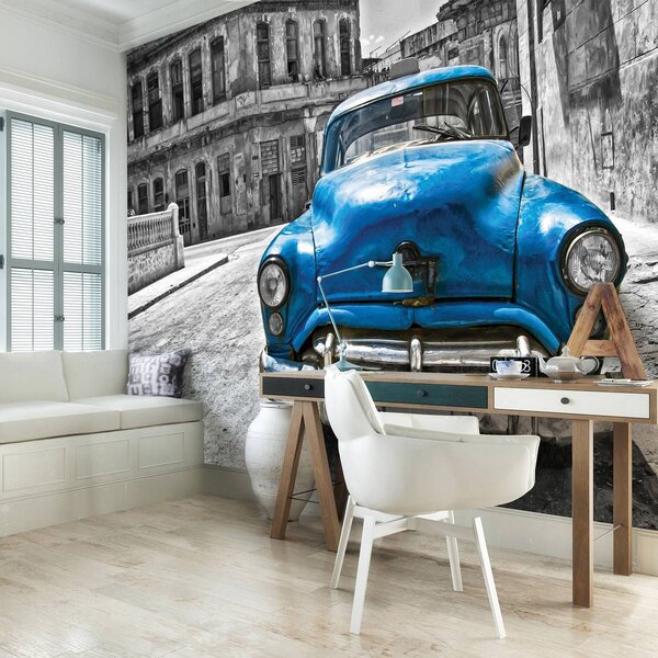 Foto tapeta - Kubanski stari automobil (152,5x104 cm)