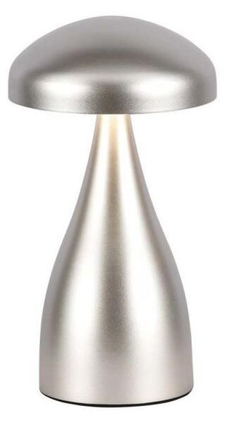 LED Prigušiva punjiva stolna lampa LED/1W/5V 3000-6000K 1800 mAh srebrna